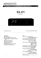 Kenwood KX-47-C-Brochure